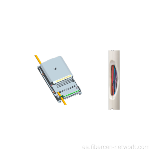 Caja de distribución de piso de fibra óptica (caja de pared ascendente)